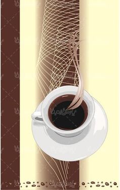 وکتور فنجان قهوه