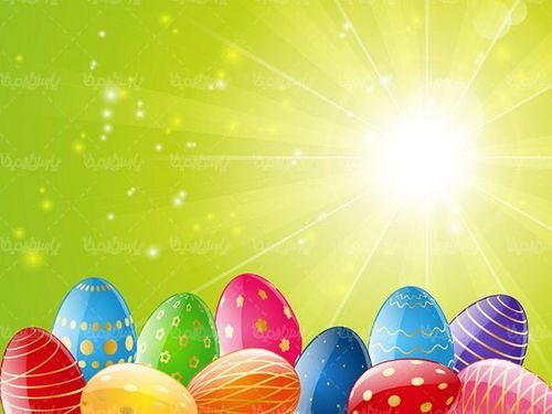Vector colored egg