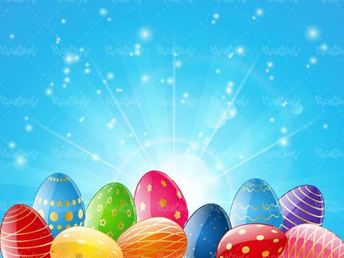 Vector colored egg