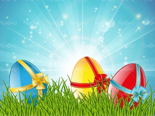 Vector colored egg