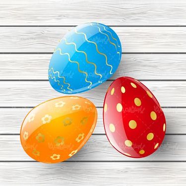 Vector colored egg