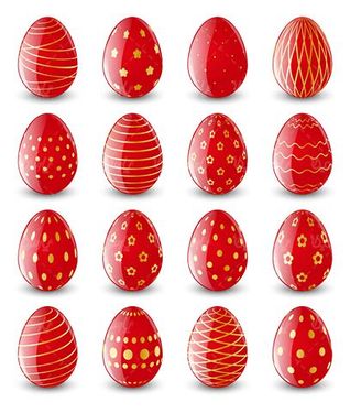 Vector colored egg