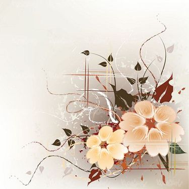 Vector background flowers