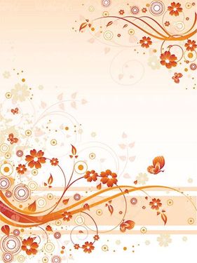 Vector background flowers