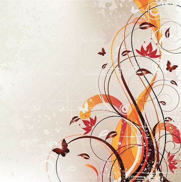 Vector background flowers