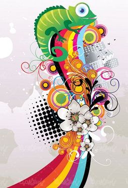 وکتور بک گراند گرافیکی