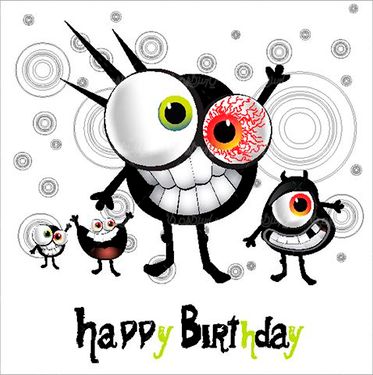 Vector birthday party