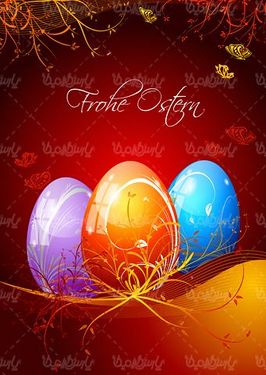 Vector colored egg