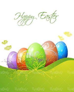 Vector colored egg