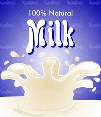 وکتور لیبل لبنیات