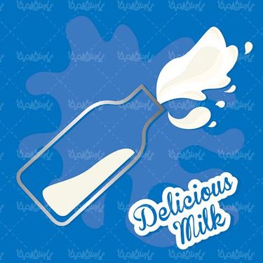وکتور شیشه شیر