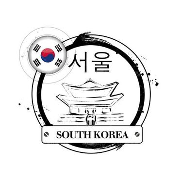وکتور پرچم کره جنوبی