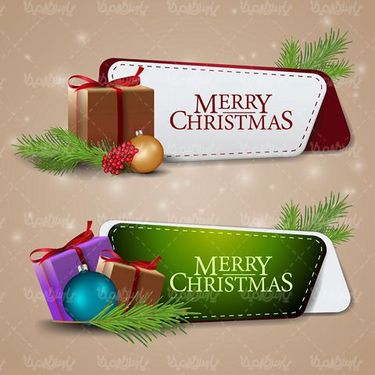 وکتور لیبل کریسمس