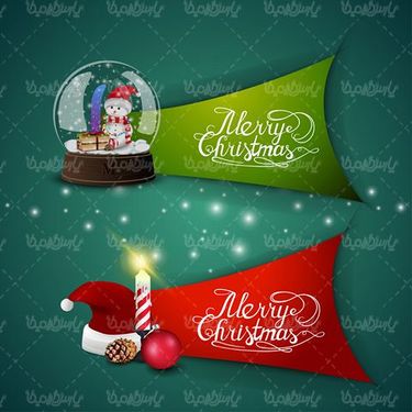 وکتور لیبل کریسمس