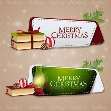 وکتور لیبل کریسمس