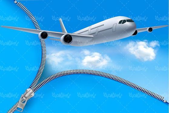وکتور آژانس هواپیمایی