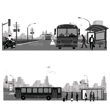 وکتور اتوبوس