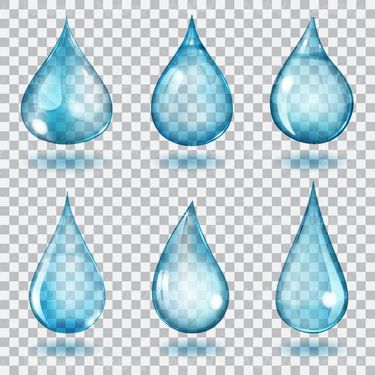 وکتور قطره آب