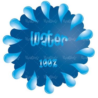 Water droplet vector