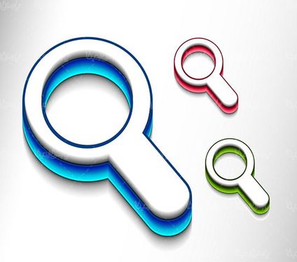 وکتور ذره بین