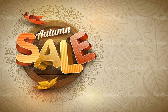 وکتور لیبل فروش پاییزی