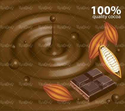 وکتور شکلات کاکائو