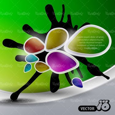 Vector watercolor background