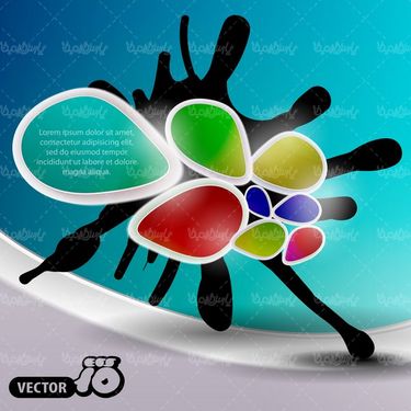 Vector watercolor background