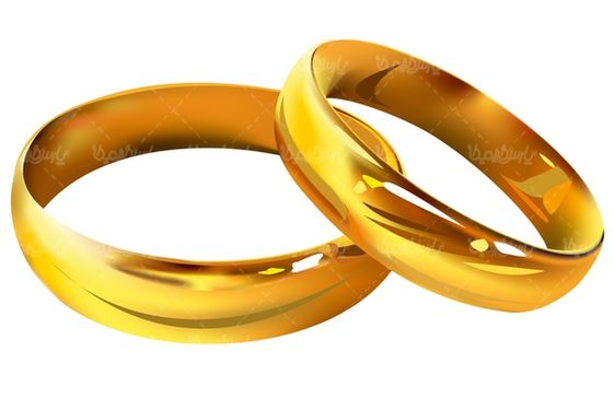 وکتور حلقه ازدواج