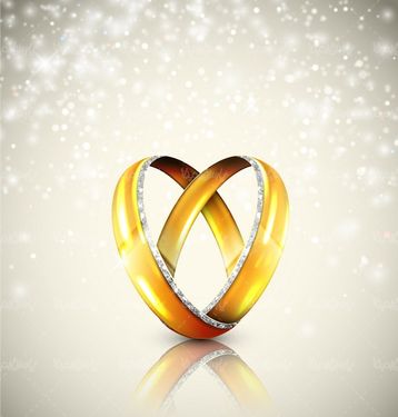Vector wedding ring