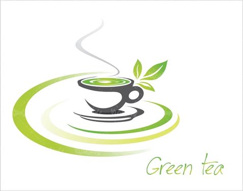 وکتور چای سبز