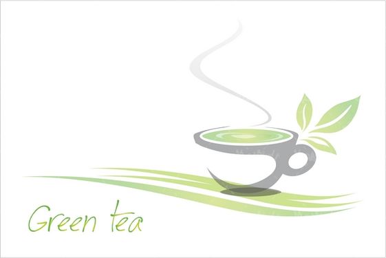 وکتور چای سبز