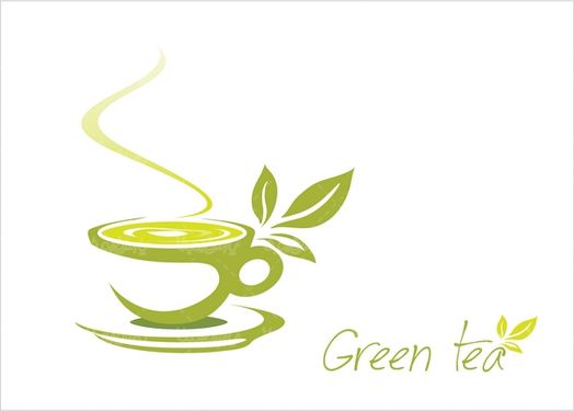 وکتور چای سبز