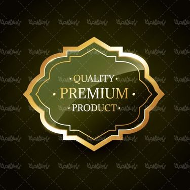 Golden Tag Vector