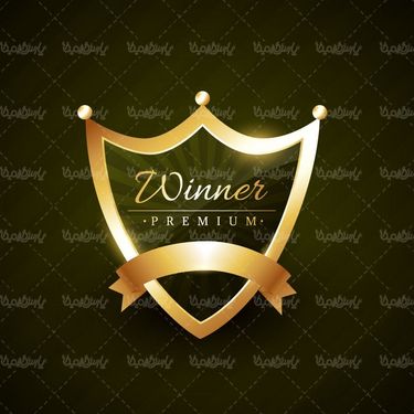 وکتور برچسب طلایی