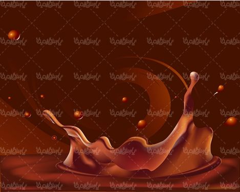 وکتور پس زمینه شکلاتی