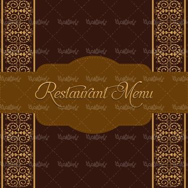 Vector restaurant menu