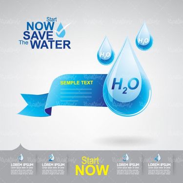 Water droplet vector