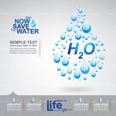 Water droplet vector