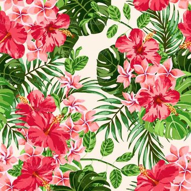Vector flower pattern