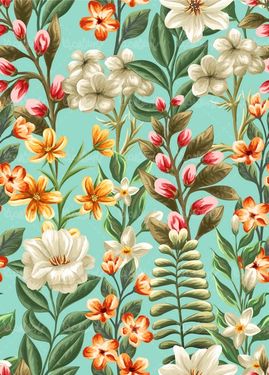 Vector flower pattern