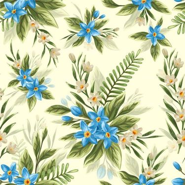 Vector flower pattern