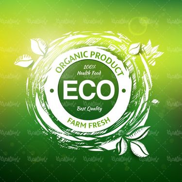 وکتور لیبل محصولات طبیعی