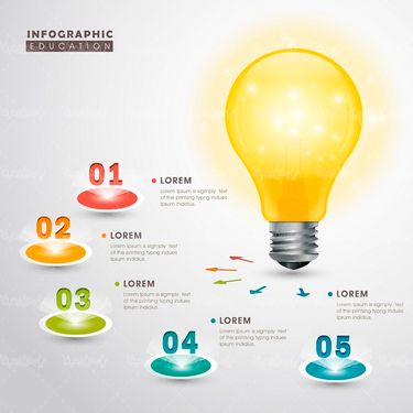 وکتور اینفوگرافی آموزش