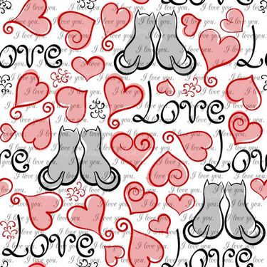 Heart background vector