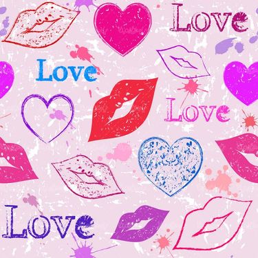 Heart background vector