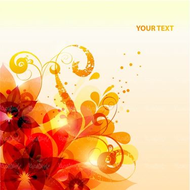 وکتور پس زمینه گل و بوته