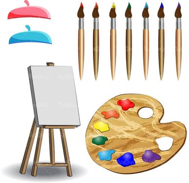 وکتور تجهیزات نقاشی