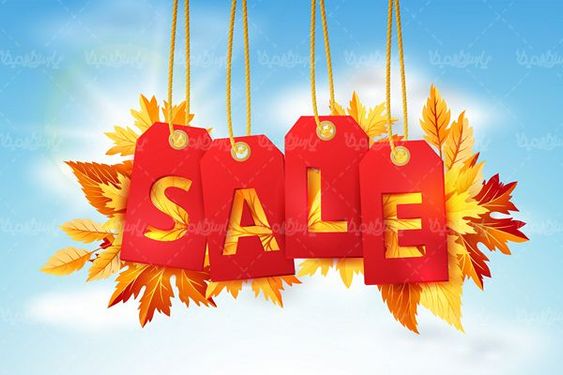 وکتور لیبل فروش پاییزی