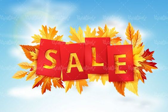 وکتور لیبل فروش پاییزی